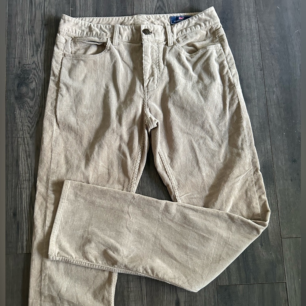 VINEYARD VINES by Shep & Ian mens size 30x32 tan corduroy pants
